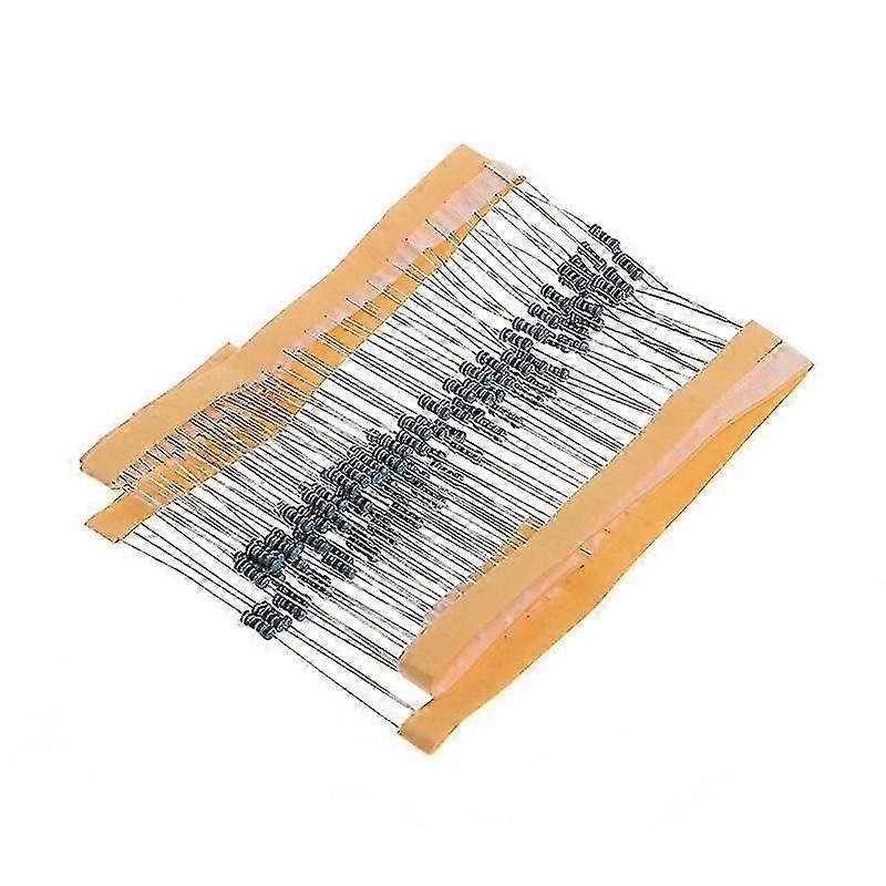 100pcs 1k Ohm 1/4W Metallfilmwiderstand 1% Toleranz für Arduino-Projekte