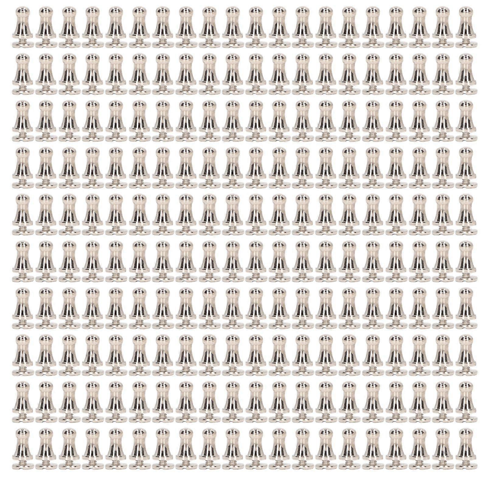 2025 أحدث طراز 200 مجموعة مسامير نحاسية 6 مم 4 مم DIY مثيرة للاهتمام متعددة