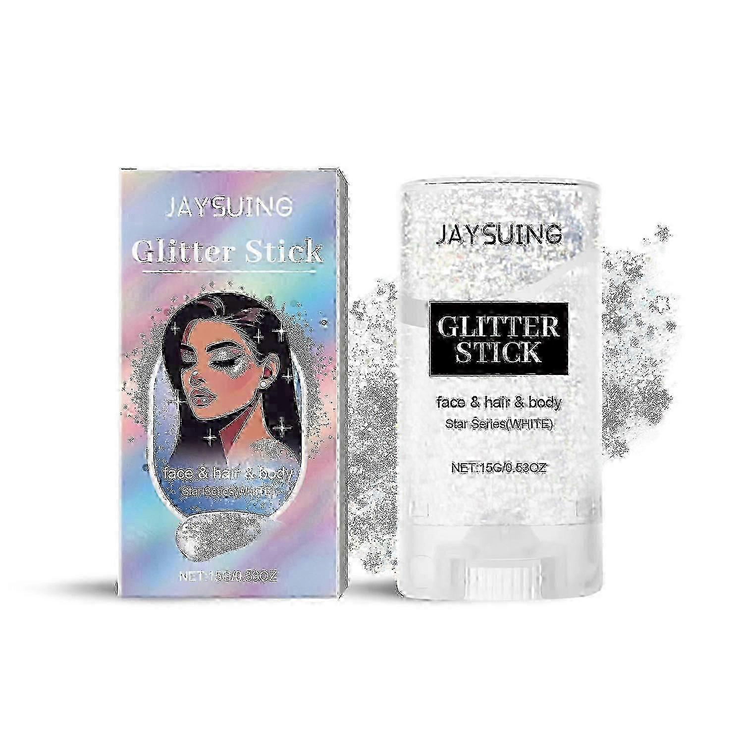 Jaysuing sequin flash stick party dance performance makeup makeup face body clavicle highlight shiny