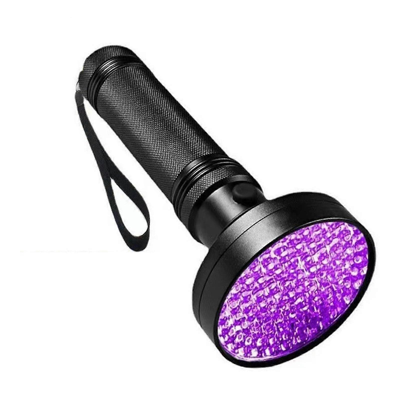 UV Light Torch 395 nm LED Black Light for Pet Urine Stains Detection Mini Size with 100 Lamp Beads UK Model
