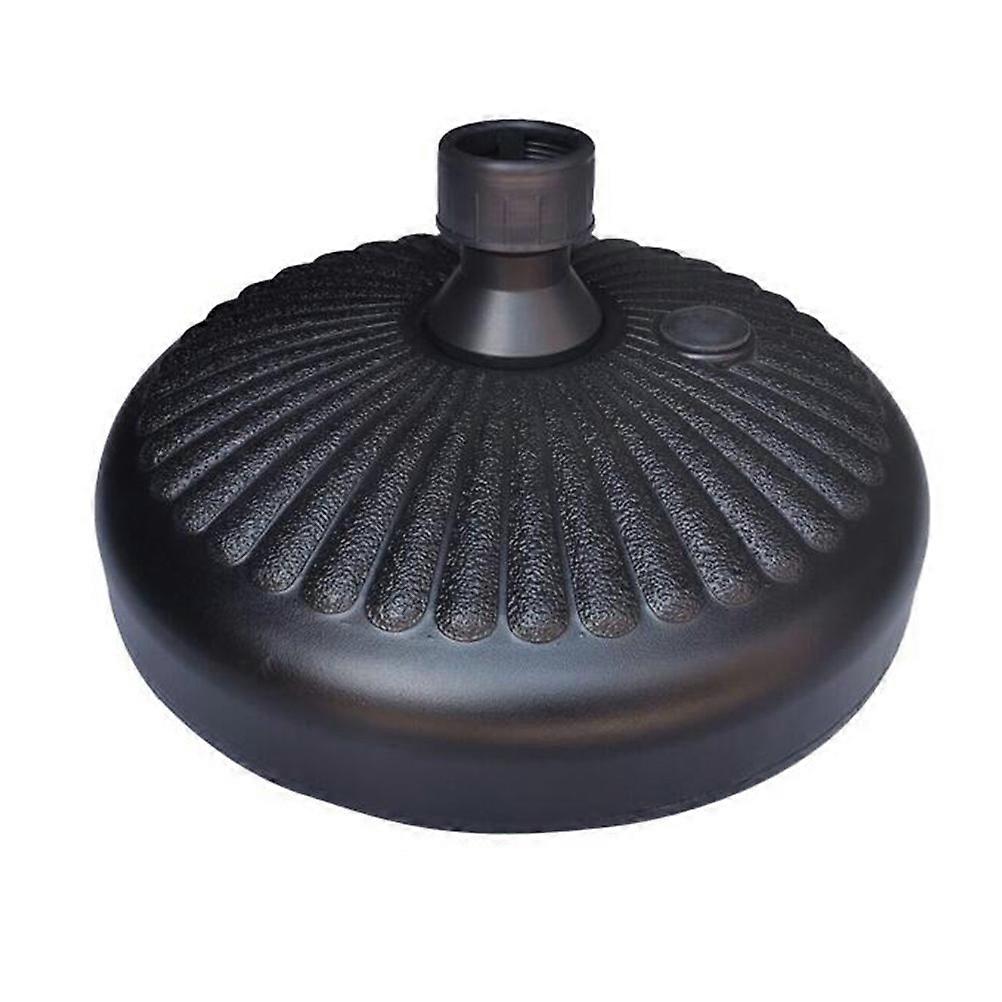 UV Resistance Black Umbrella Stand Round Shape For Beach And Garden 1Pcs