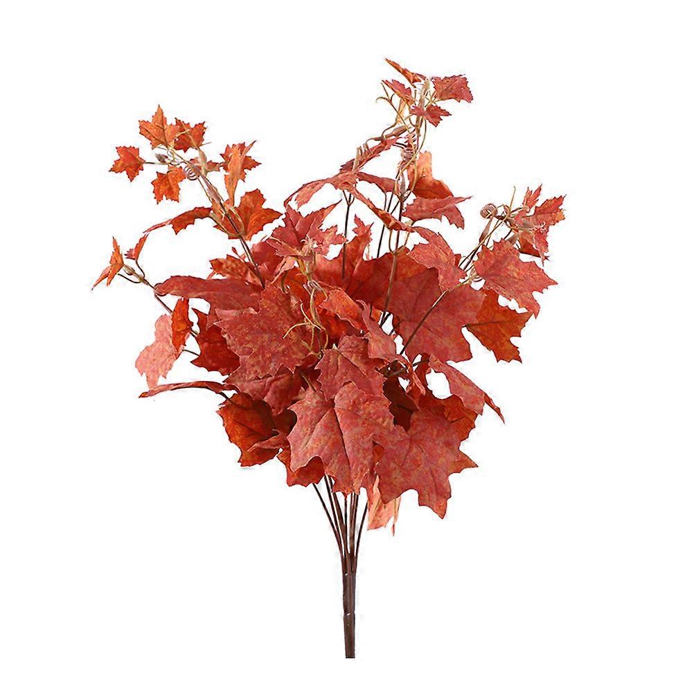 Garden Artificial Plants Decorative Flora Simulation Plant Ornament Wedding Celebration Chic Design Orange 53x42CM 1Set