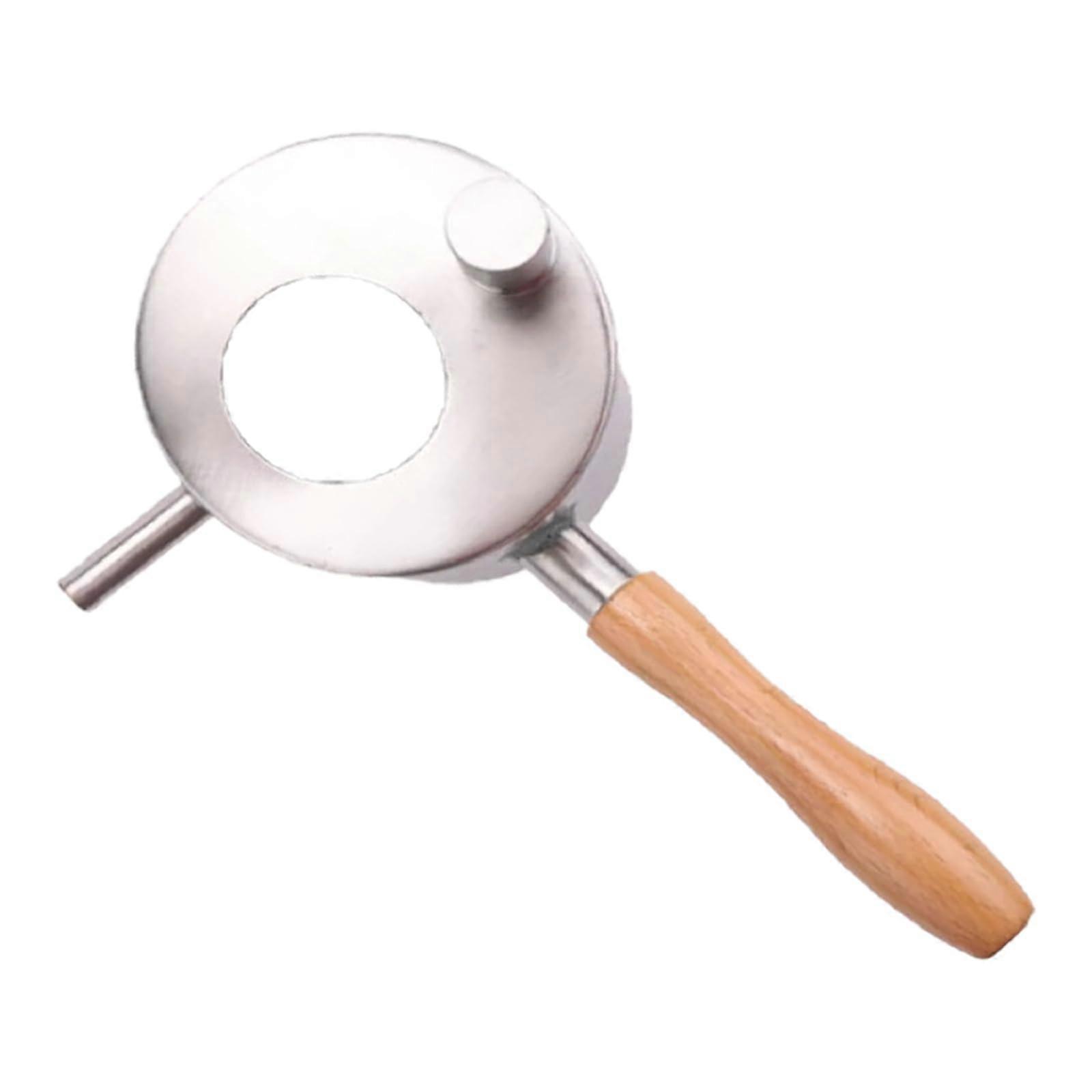Edelstahl Doppellagige Wachse Schmelztöpfe 21X12.3CM mit Silikonform für Honig Imkerei und Wachs Schmelzwerkzeuge