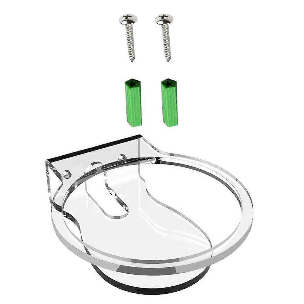 Desktop Speaker Holder Bracket for 4 Low Profile Sleek Design Transparent 13.3X11.2X3.5CM 1Set