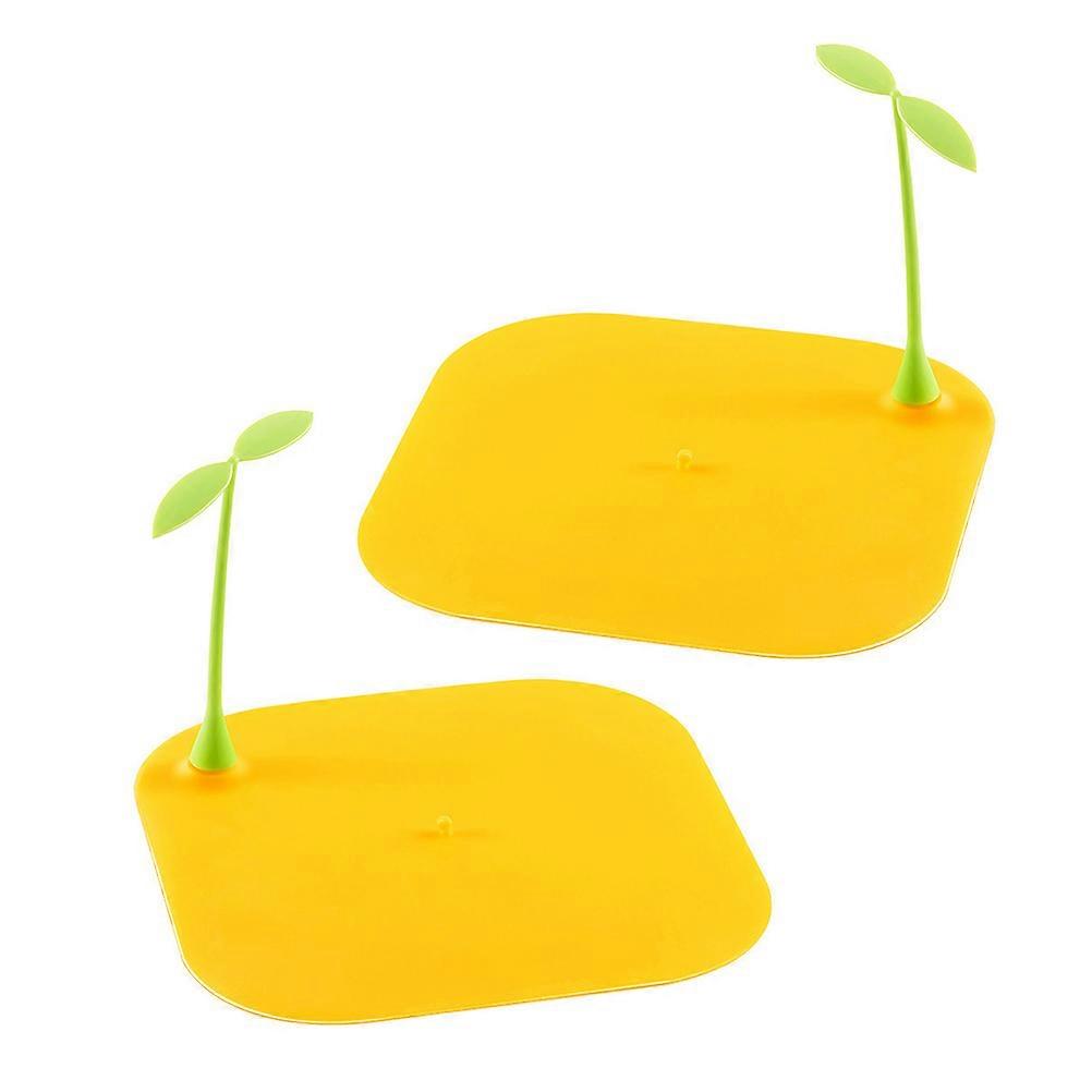Drain Cover Bathroom Sink Stopper Simple Design Silicone Sealed 2Pcs