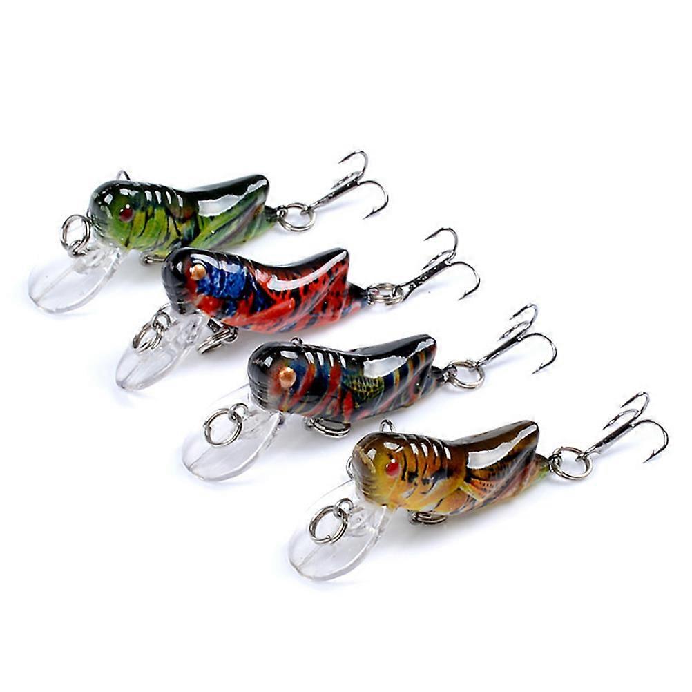 Crappie Fishing Lures Simulation Design Fishing Trip Holiday Weight Change Steel Ball Assorted Color 6.8*2cm 4Pcs