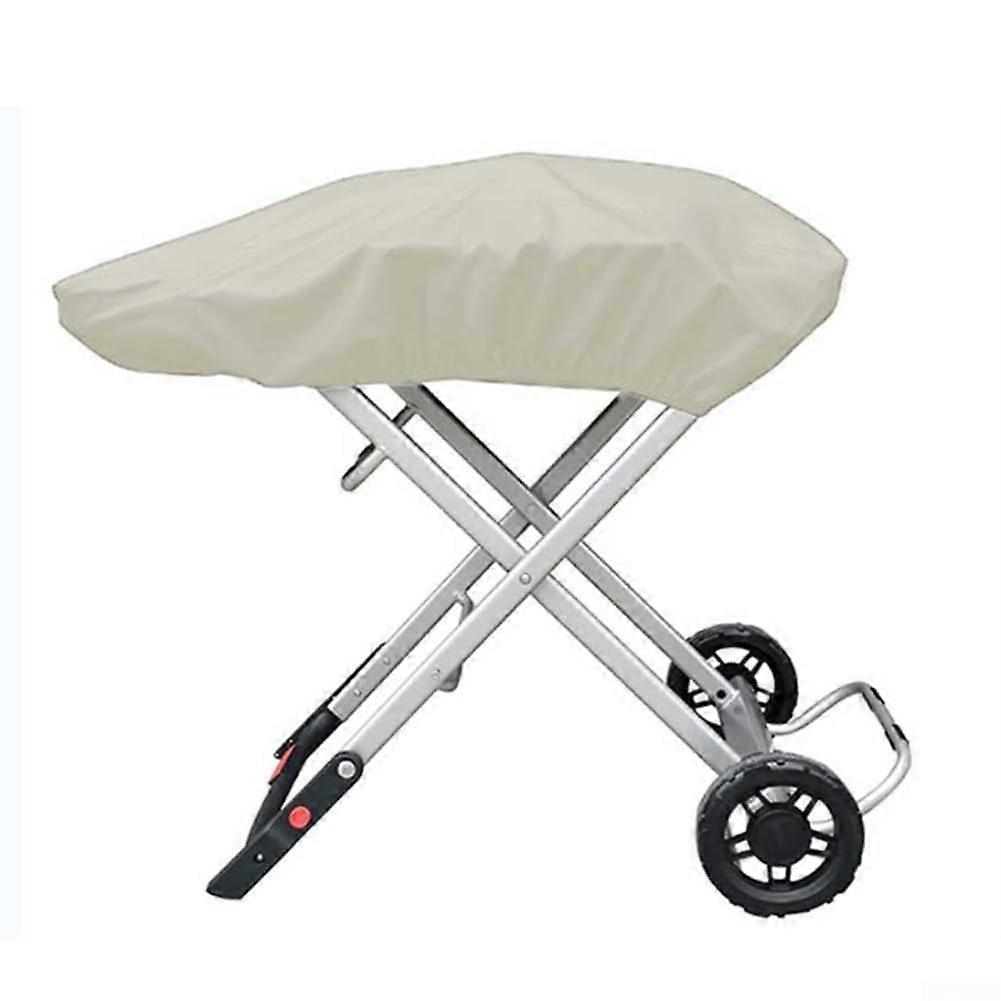 Secure fit, waterproof grill cover for Weber portable gas grill, designed for harsh weather conditions