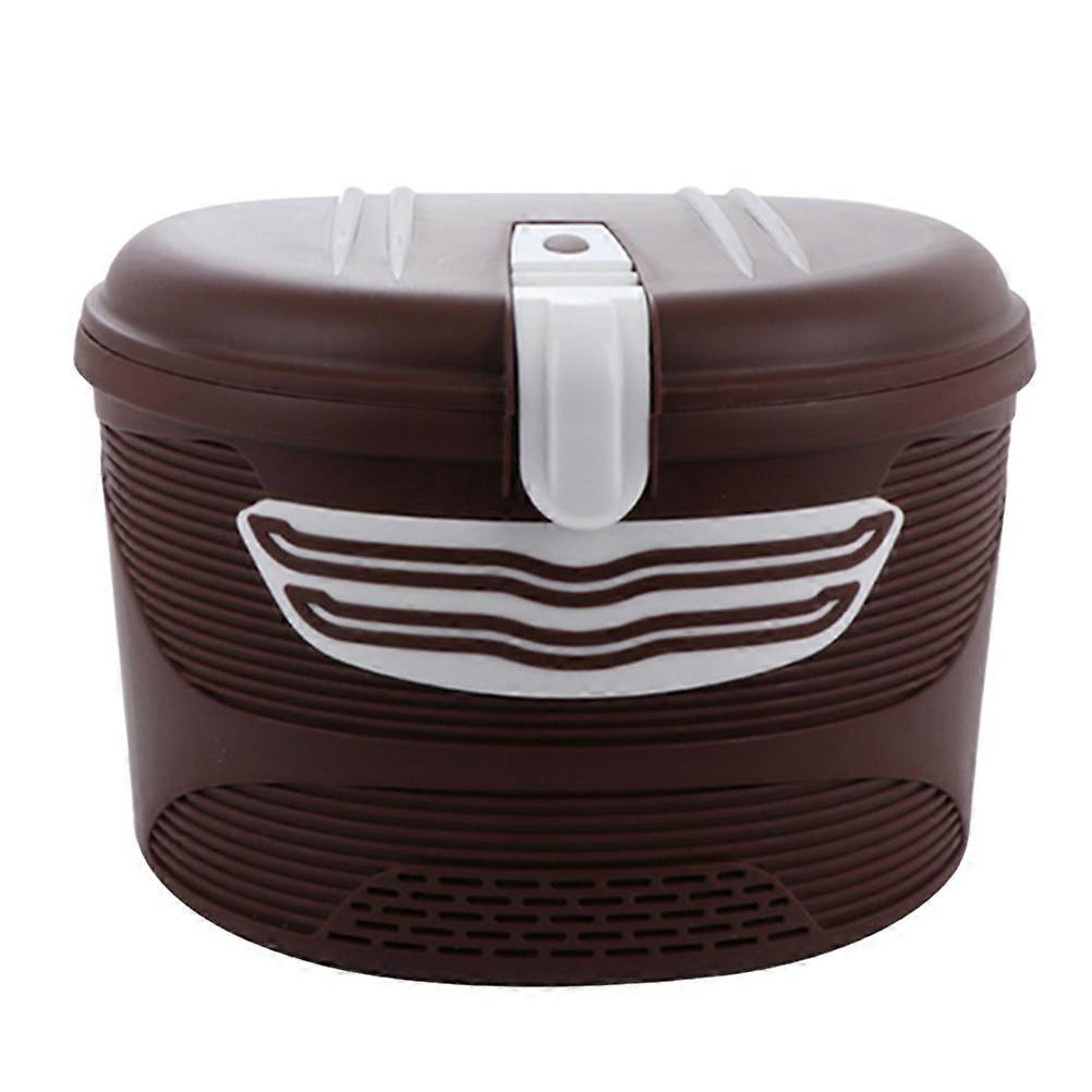 Mountain Bike Storage Basket Large Capacity 34x26cm Random Color Waterproof 1Pack