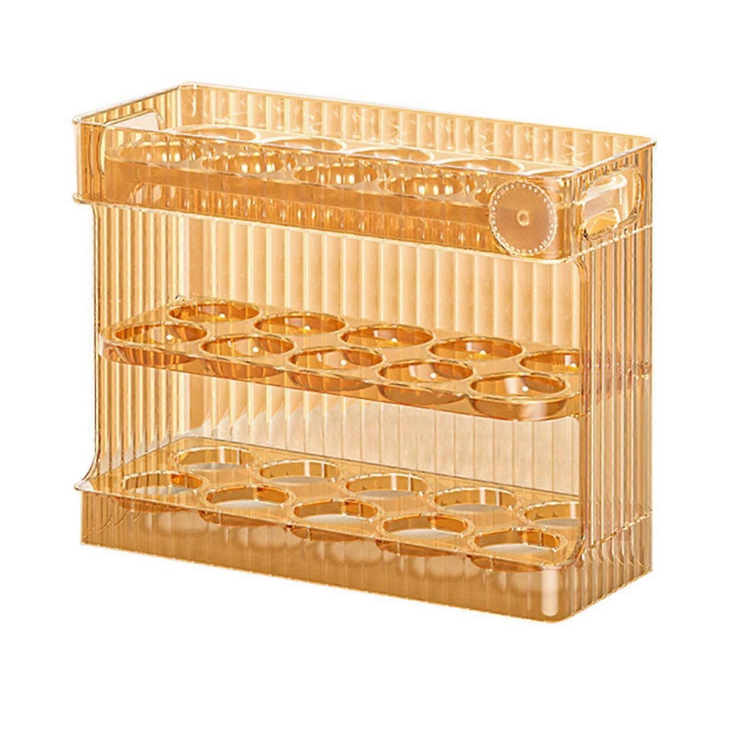 30pcs Flip Top Freezer Egg Tray Containers, Suitable for Freezer