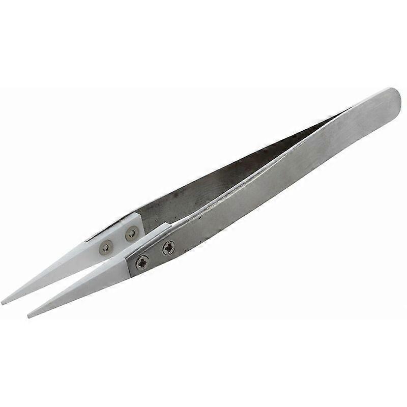 Ceramic Tweezers - Heat Resistant - Pointed Tip. Precision tool for handling small components.