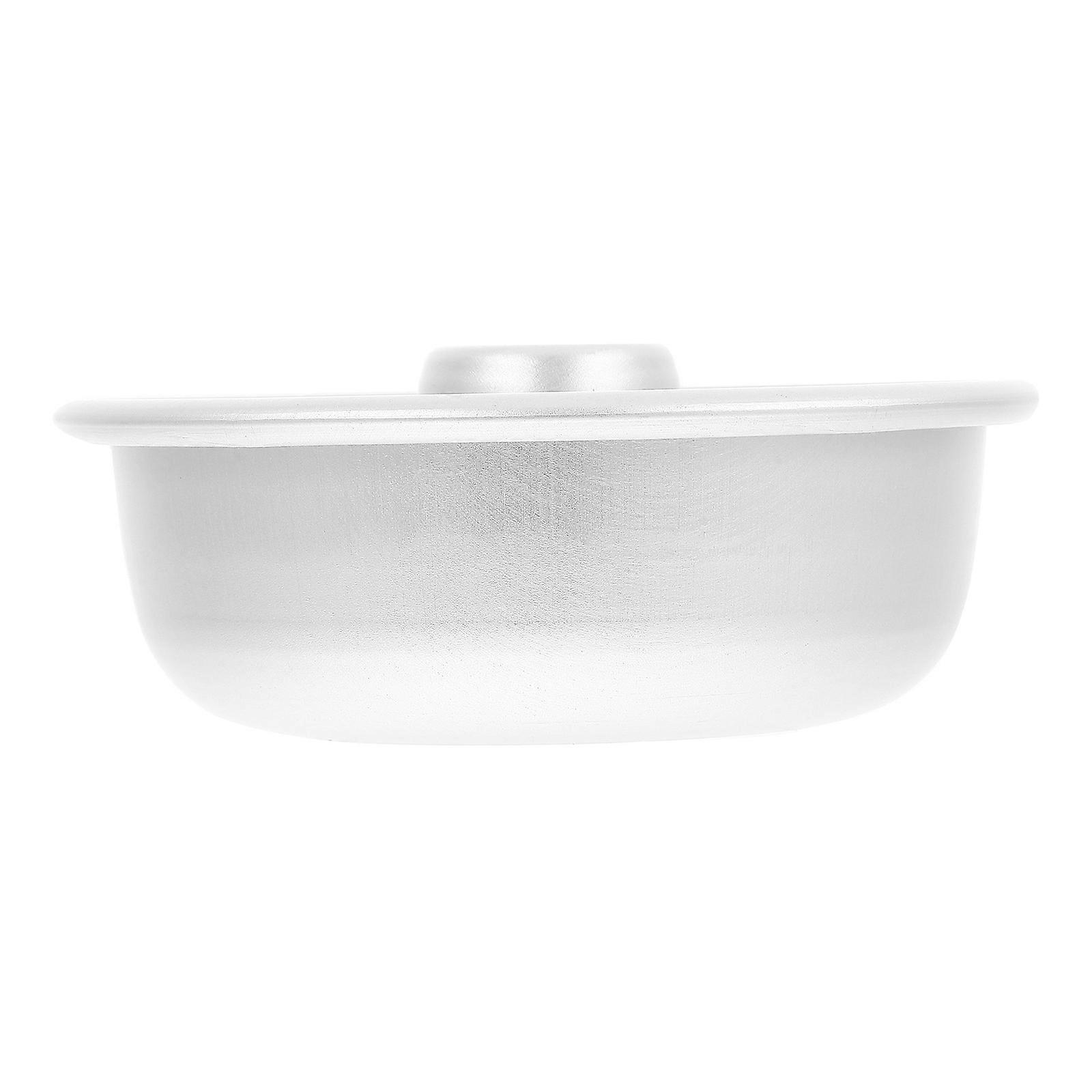 Doughnut Pans For Baking Aluminium Alloy Doughnut Maker Parents With Kids Diy Baking Silver 1Pcs