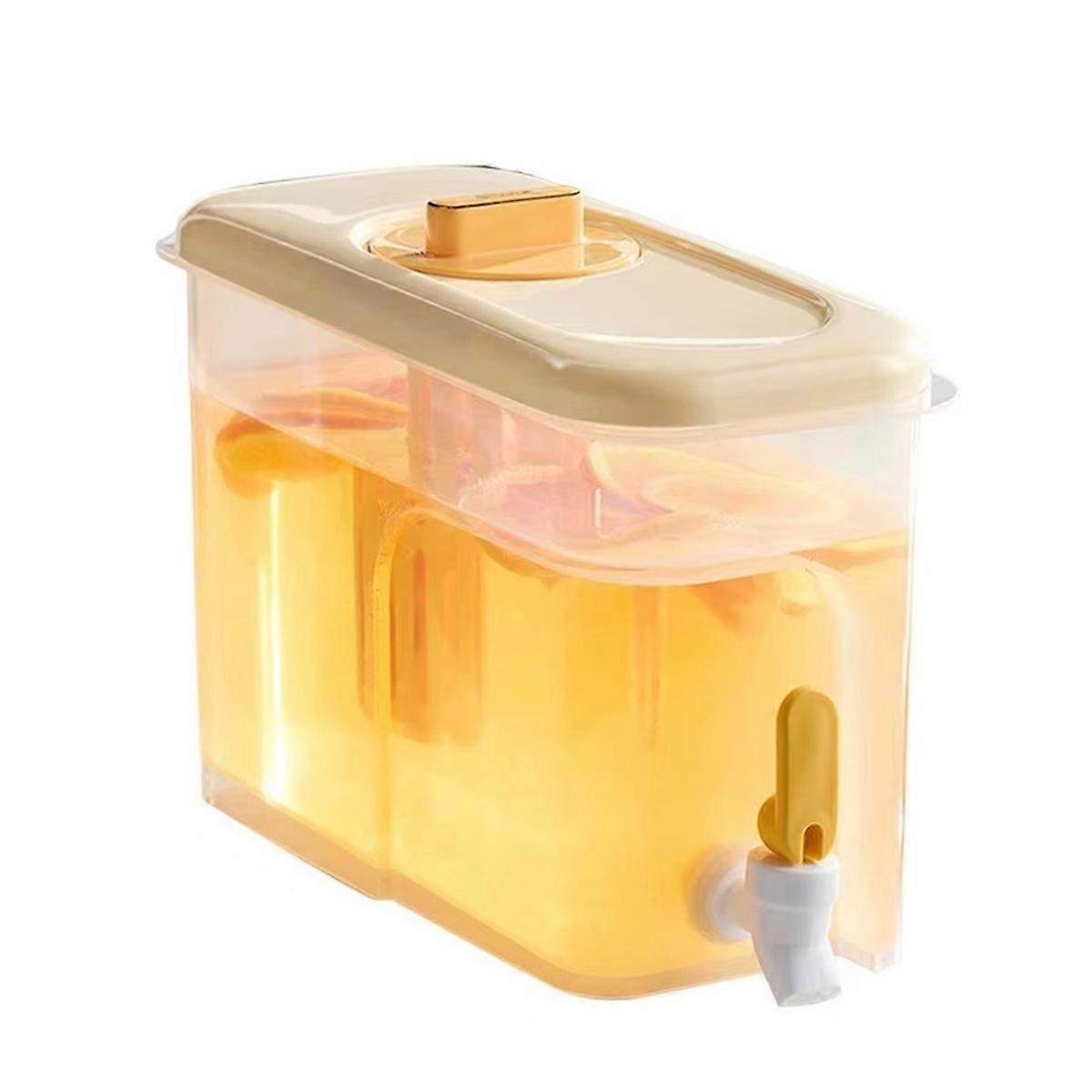 Beverage Dispenser Reusable Lemonade Dispenser with Spigot and Lid Large Capacity Drinking Containe