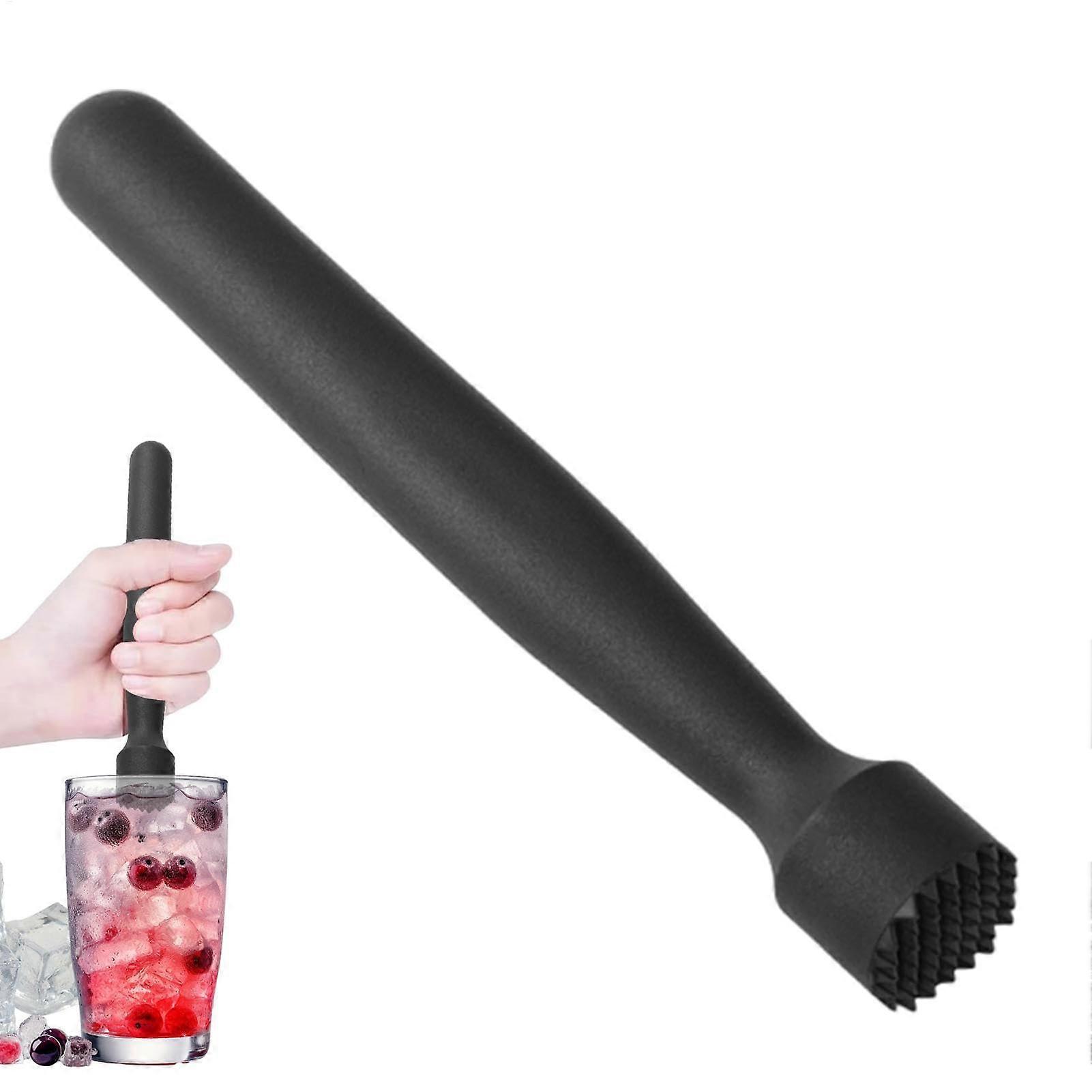 Cocktail Muddler, Fruit Masher Ergonomic Grip Ice Crusher, Barware Tool