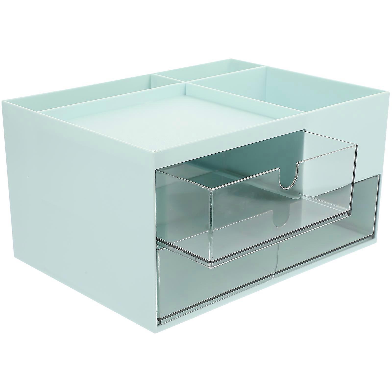 It sounds like you're referring to a **desktop storage box** or **desk organizer**. Based on your description:
**Product Title:**
"Desktop Storage