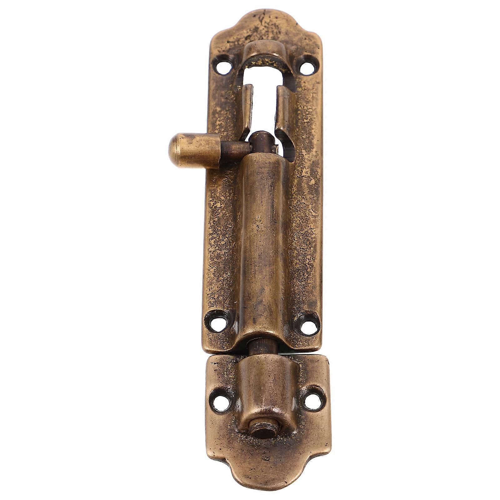 Retro Heavy Duty Door Lock Barrel Bolt Slide Latch for Wood Doors and Windows – Thickened Design for Enhanced Security and Easy Installation