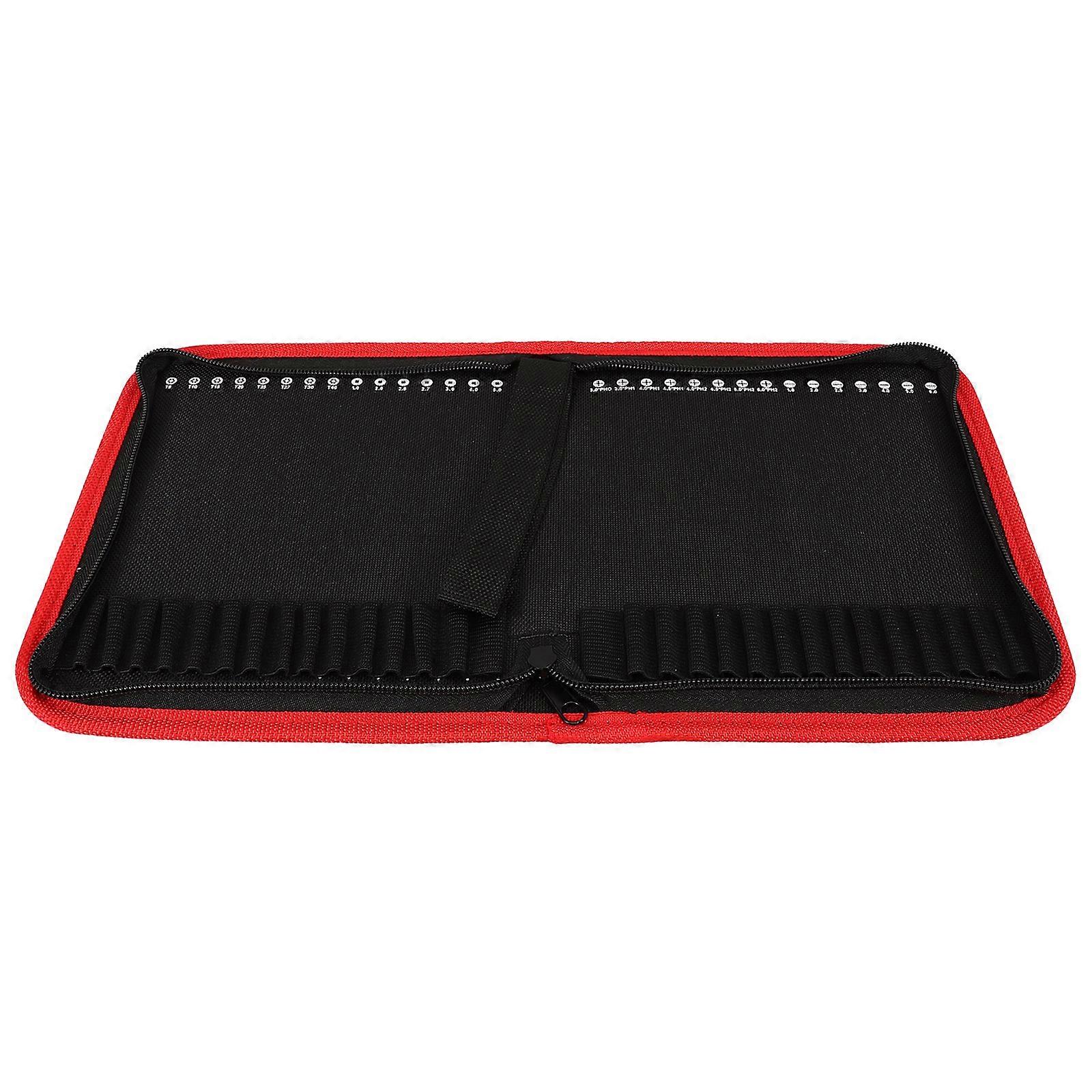 Drill Bit Case Empty Compact Tool Bag Protecting Tools For Woodworking Rectangular Shape 1Set