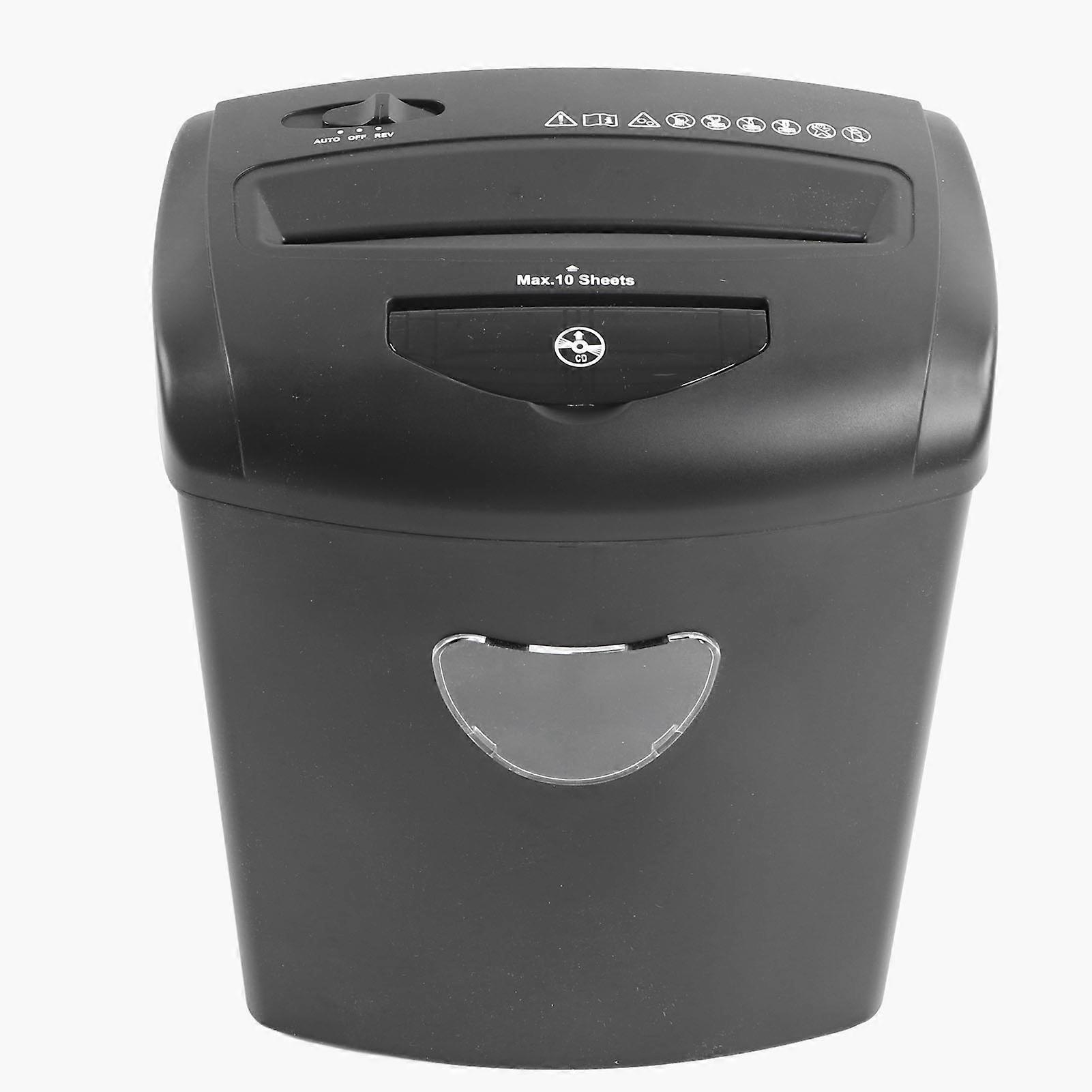Paper Shredder with 21L Trash Can Automatic Silent 10 Sheet Cross Cut Shredder Heavy Duty for Credit Card CD Card