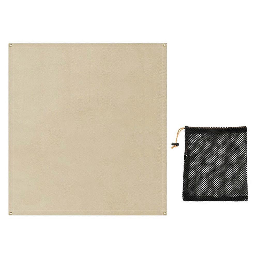 Fireplace Blanket Fireproof Mat Heat Resistant Non- Protective 80x60cm Assorted Color 1Set