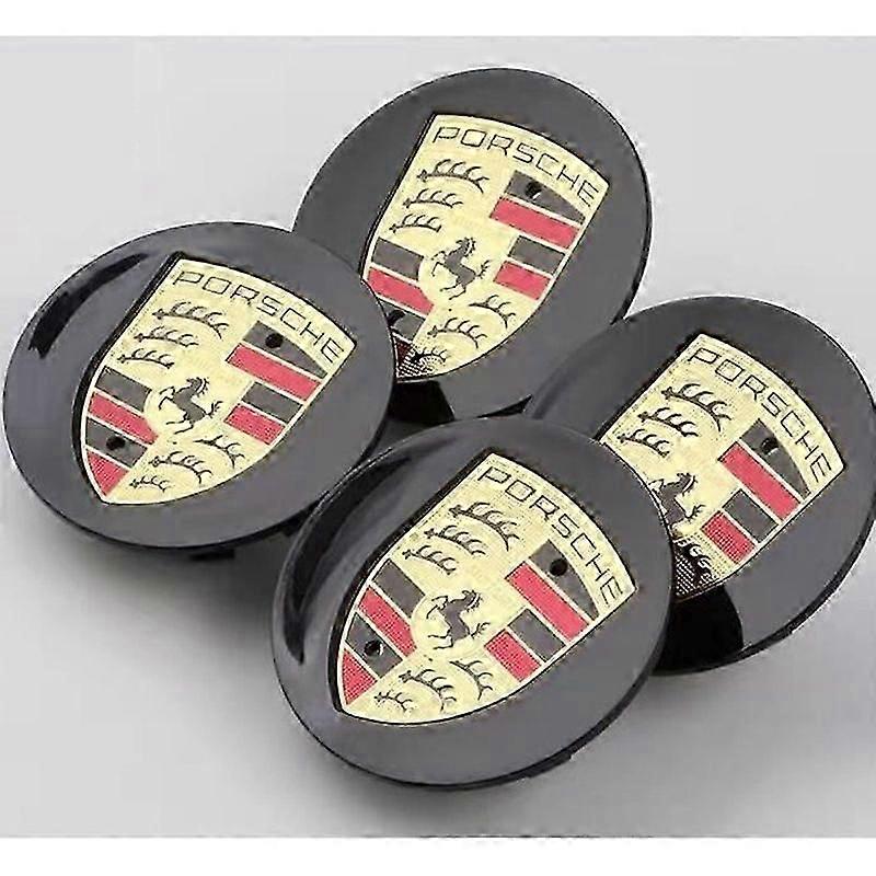 4 X Wheel Center Hub Cap Curved 76mm