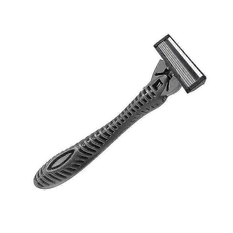 Double Edge Safety Razors, Classic Men's Shaving Butterfly Open Razor - Bronze Long Handle Shavers, Reusable Metal Manual Shaver Close Comb