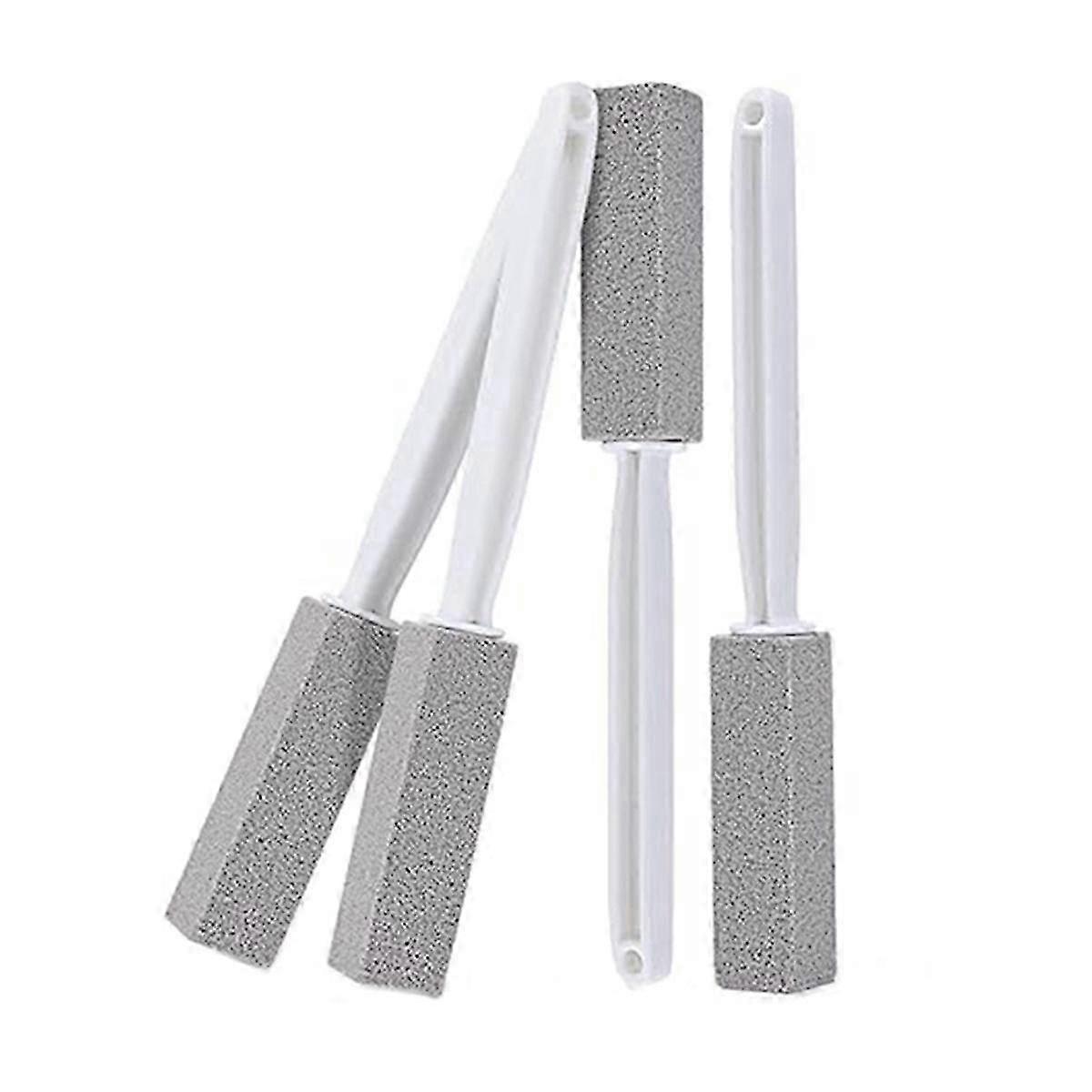4 confezioni di spazzola per WC in pietra pomice Spazzola per WC appesa Pad per la pulizia della pomice domestica per WC e vasca da bagno