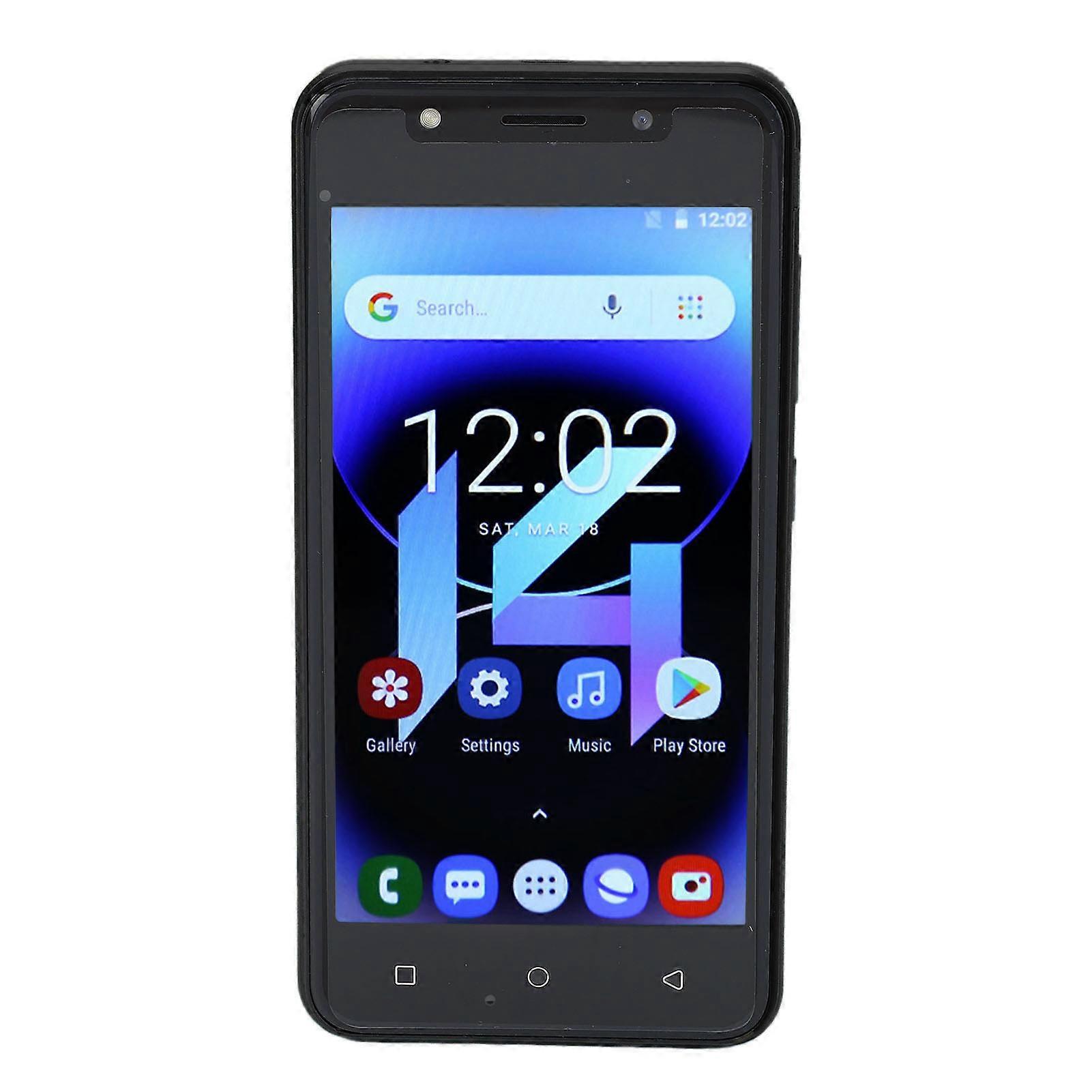 לא נעול סמארטפון 3G 5.0 אינץ HD מסך זיהוי פנים 4GB RAM 32GB ROM כרטיס כפול כפול המתנה טלפון נייד עבור אנדרואיד 10 שחור