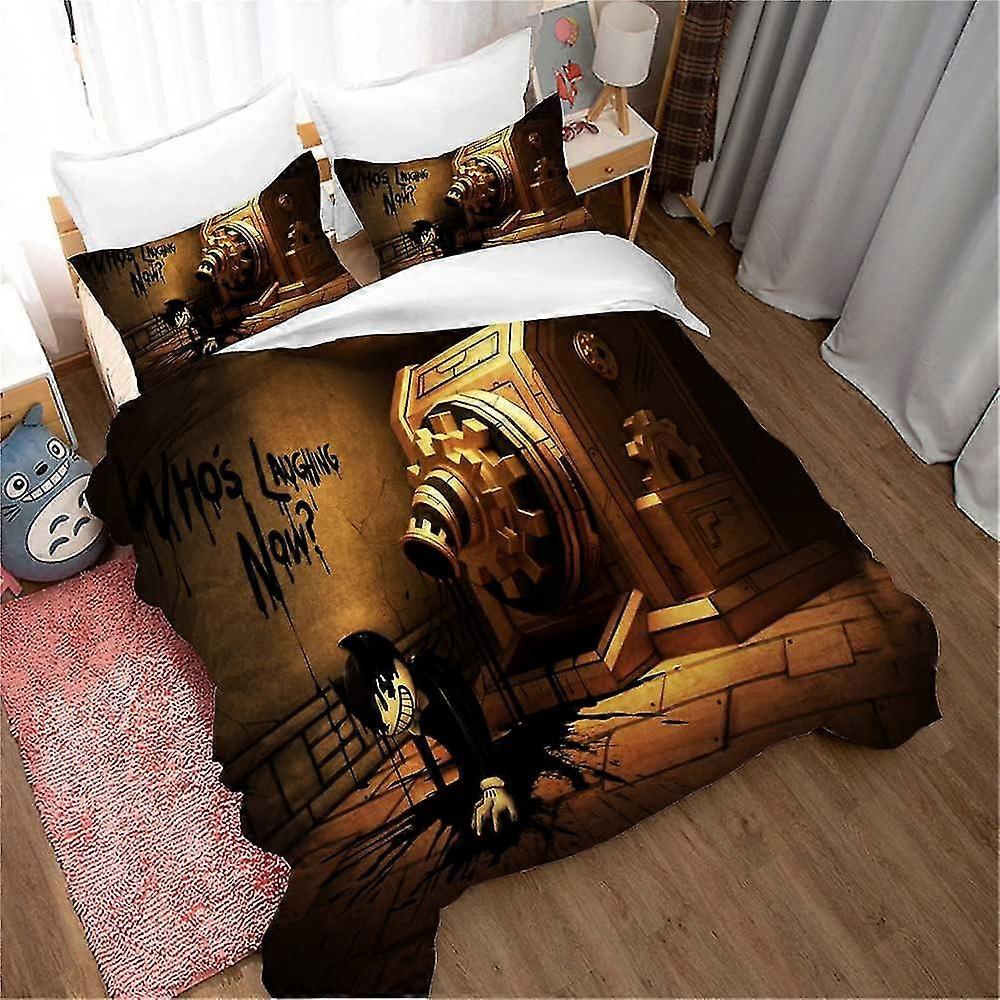 Soft Fluffy Bedding Set with Zipper, 3 Piece Duvet Cover Set and 2 Pillowcases