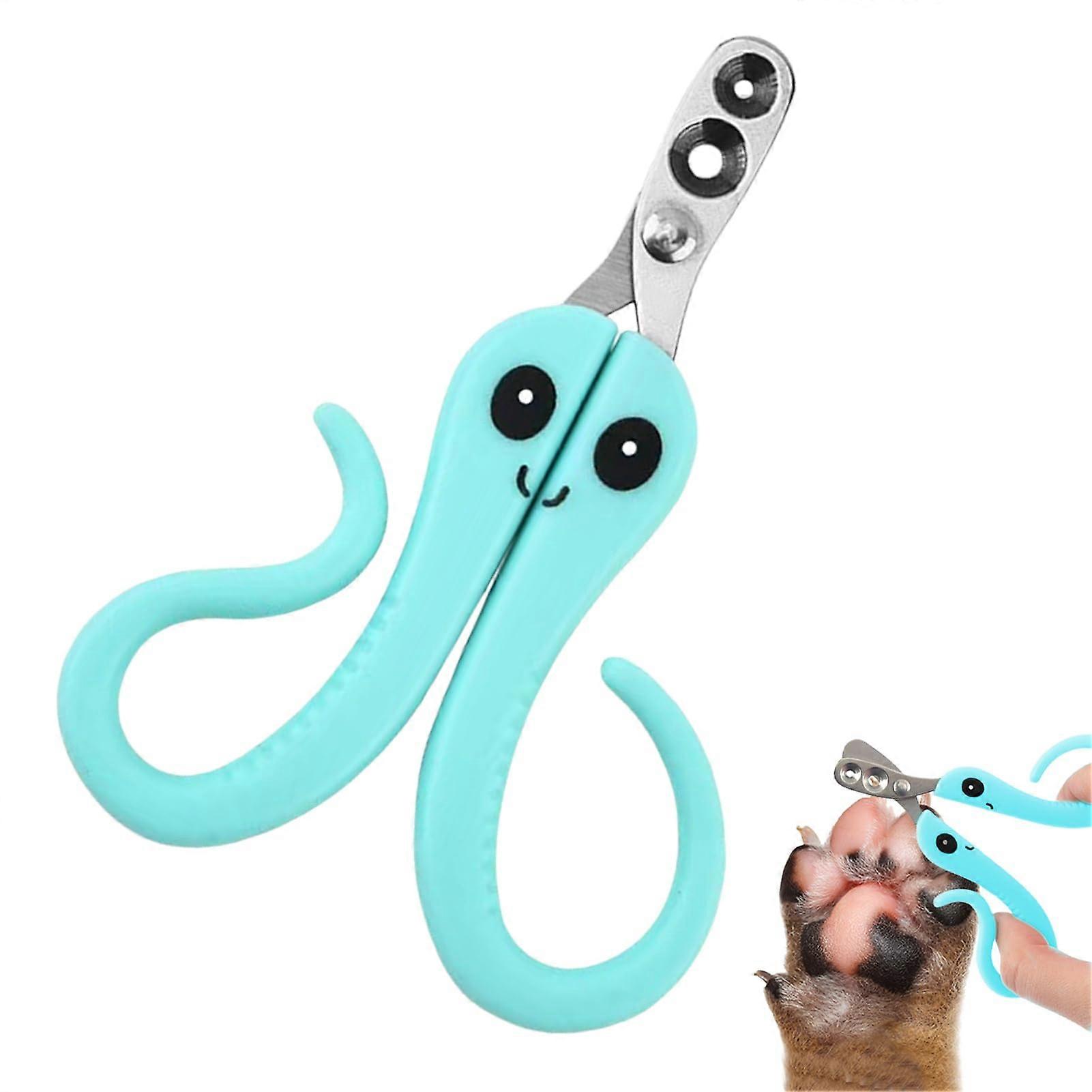 Cat Nail Clipper for Kittens and Small Pets, Portable Professional Scissors for Rabbits, Hamsters, Dogs, Green