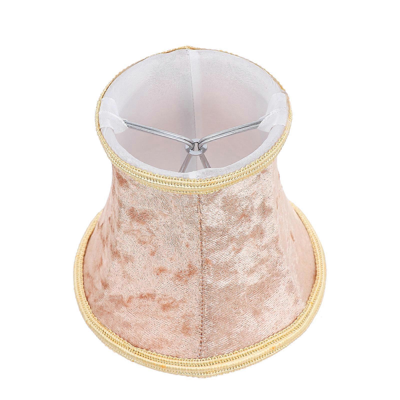 Elegant Fabric Lamp Cover for Table Floor and Chandeliers Durable Light Diffusing Shade for Home Decor Softens Light Gold Finish