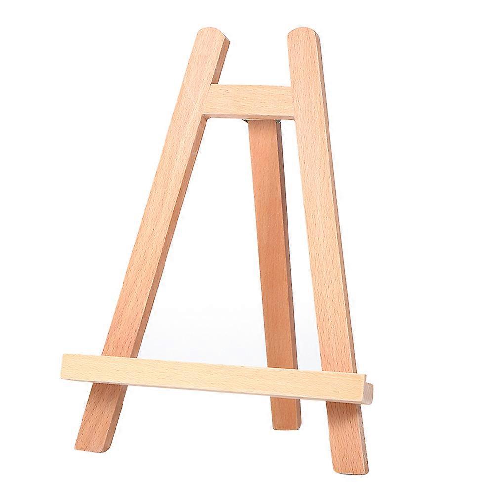 Beech Wood Tripod Easel Display Stand Tabletop Frame Holder Desktop Art Easel Durable Compact Lightweight Multi-Purpose for Artworks and Photo