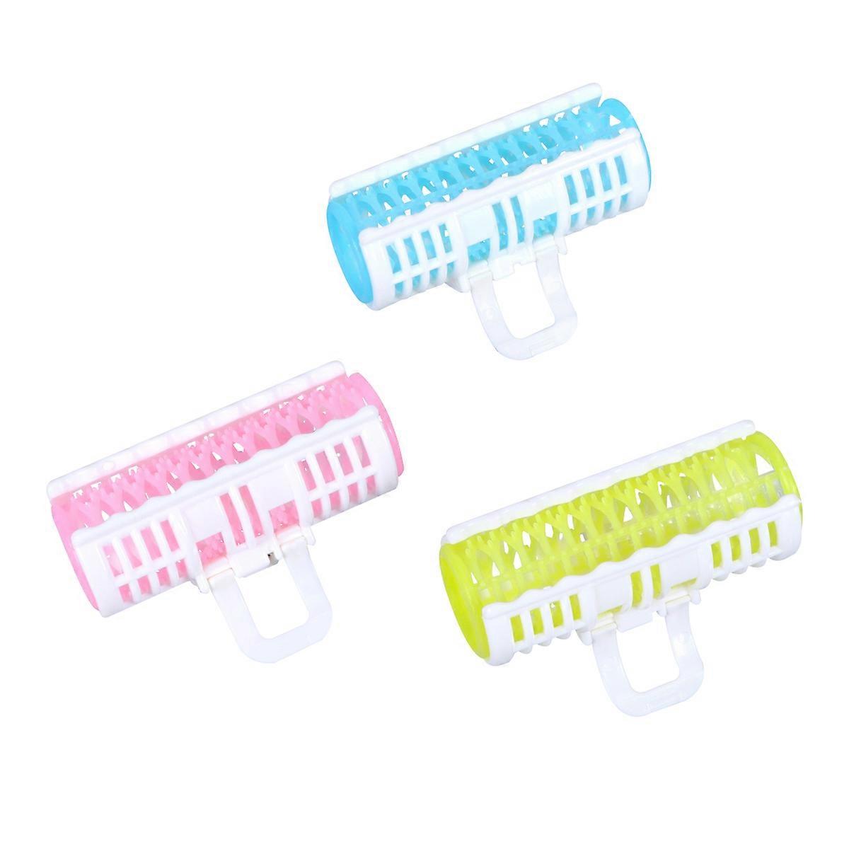 ヘアアクセサリープラスチックヘアローラーホテルは女性のための小さなサイズ6個を使用します