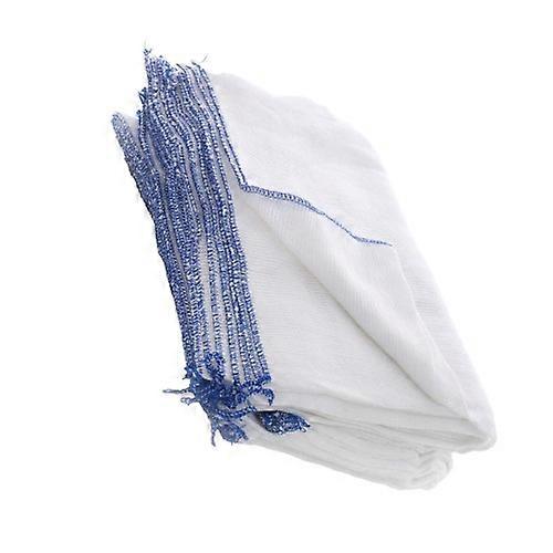 Wilsons Bleached Stockinette Cloth Blue Edge Medium 40 x 25cm