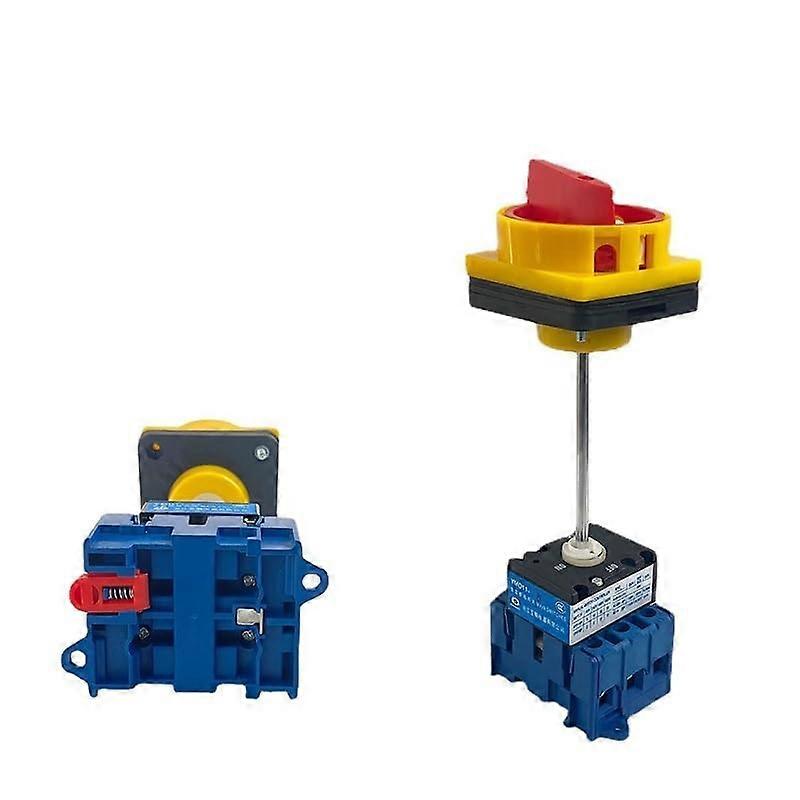 Disconnecting switch with padlock, 63 A, 3 phases, 2 positions, ON/OFF, with aluminum rod, rotary cam selector cabinet YMD1163B(3P) 63A 3p