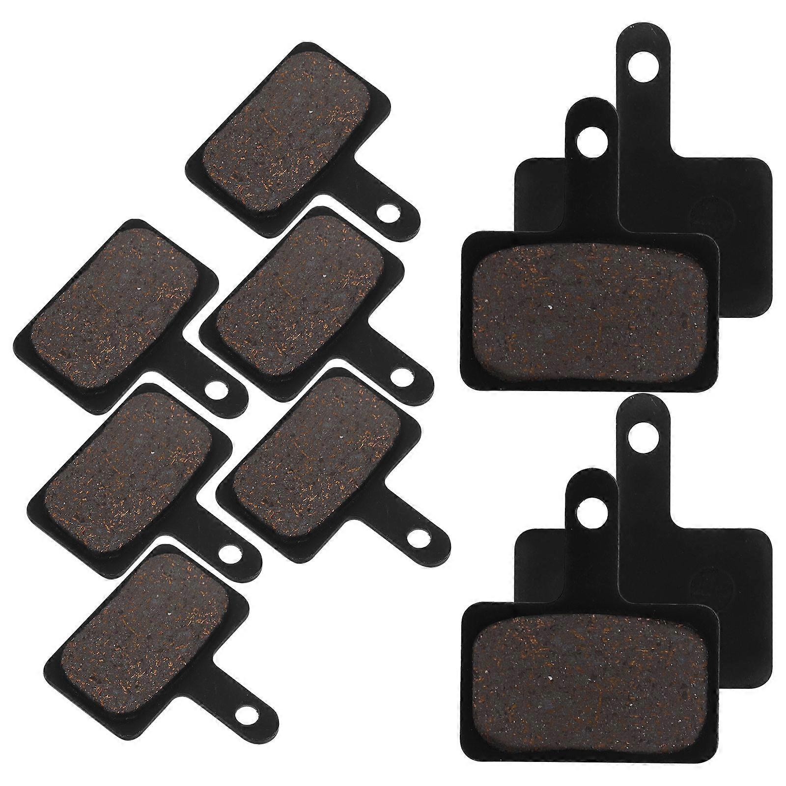 Replacement Half-Plate Brake Pad Disc Brake Block Pad Mountain Biking Practice 6 Sets