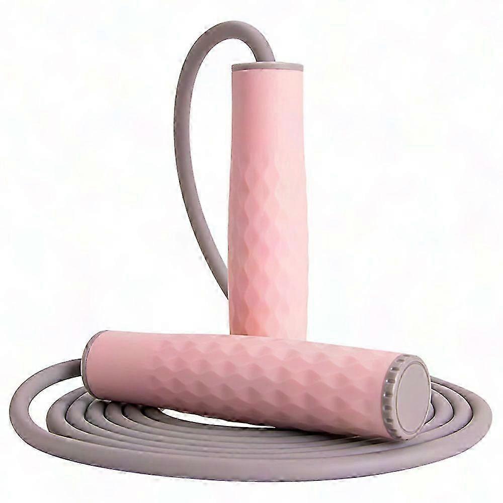 Weighted Jump Rope for Workouts Adjustable Length Cordless with Silicone Grips
