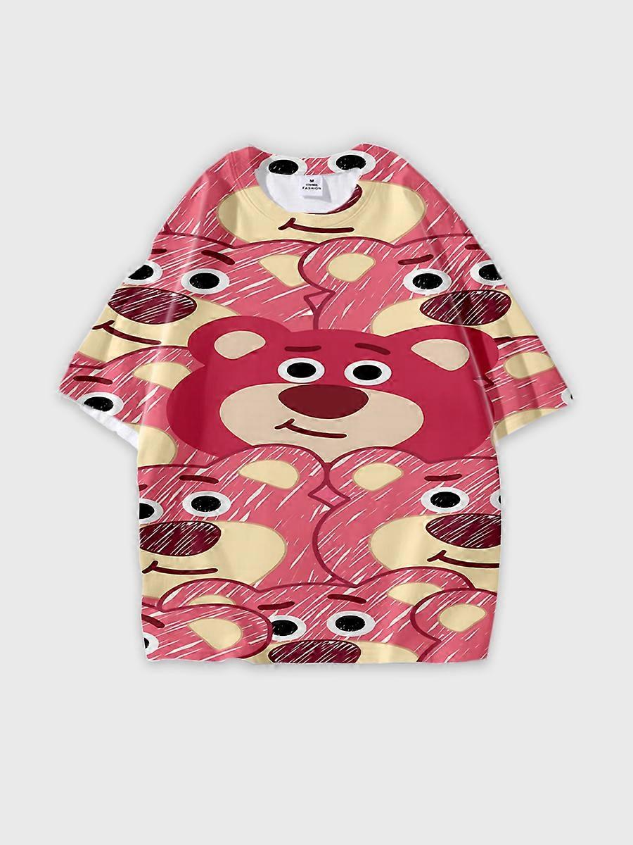 T-shirt round neck Pattern loose short sleeve JW4829