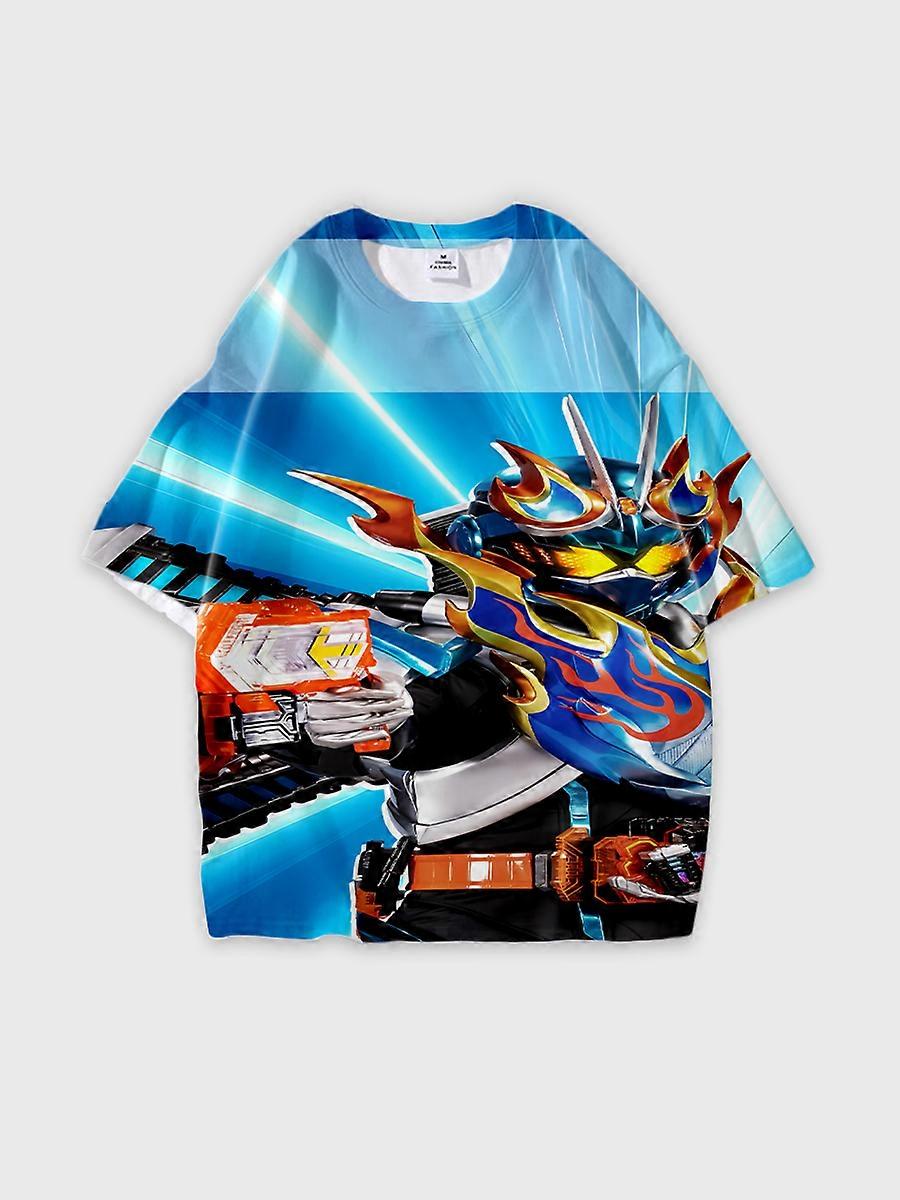 T-shirt round neck Role Pattern loose short sleeve JW3366