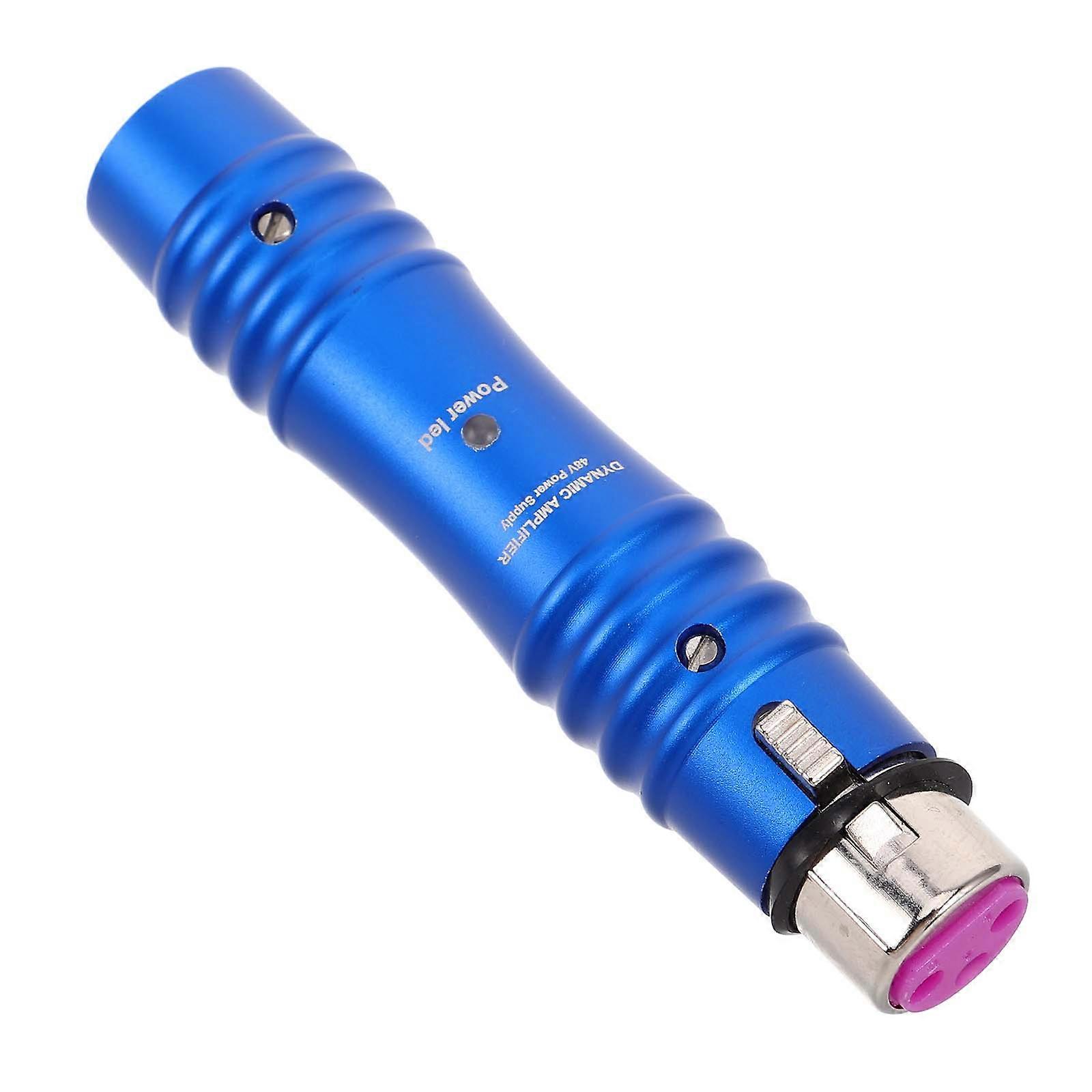 Dynamic Microphone Preamplifier Handheld Booster for Live Concerts Stable Audio Transmission 9.50X2.10X2.10CM 1Set