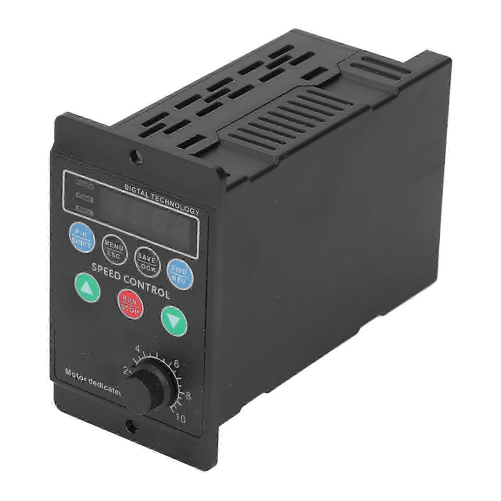 Variable Frequency Drive Controller 750W - 1PH 176-264V Input to 3PH 0-220V Output Converter for Motor Speed Control