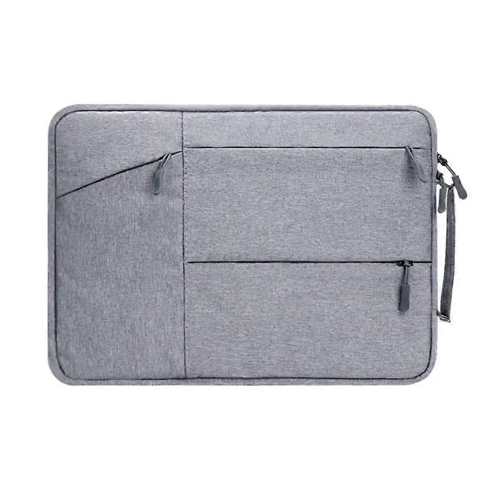 Laptop messenger bag for 15.6 inches, suitable for all computer models, briefcase for men and women, light gray.