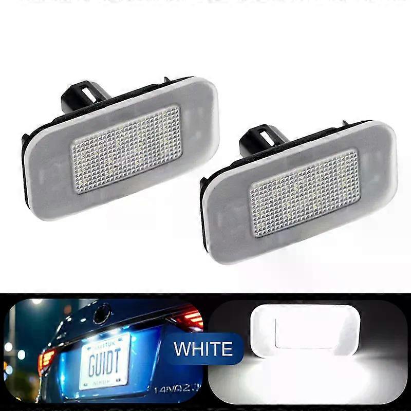 2Pcs Canbus No Error LED License Number Plate Lights For Lexus RC200t RC300 RC350 RC F RC Turbo Automobiles Parts Accessories