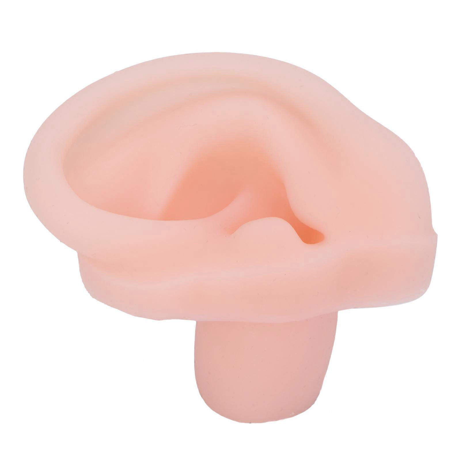 Silicone Ear Model Simulation Multifunctional Left Human Ear Model Display Tool