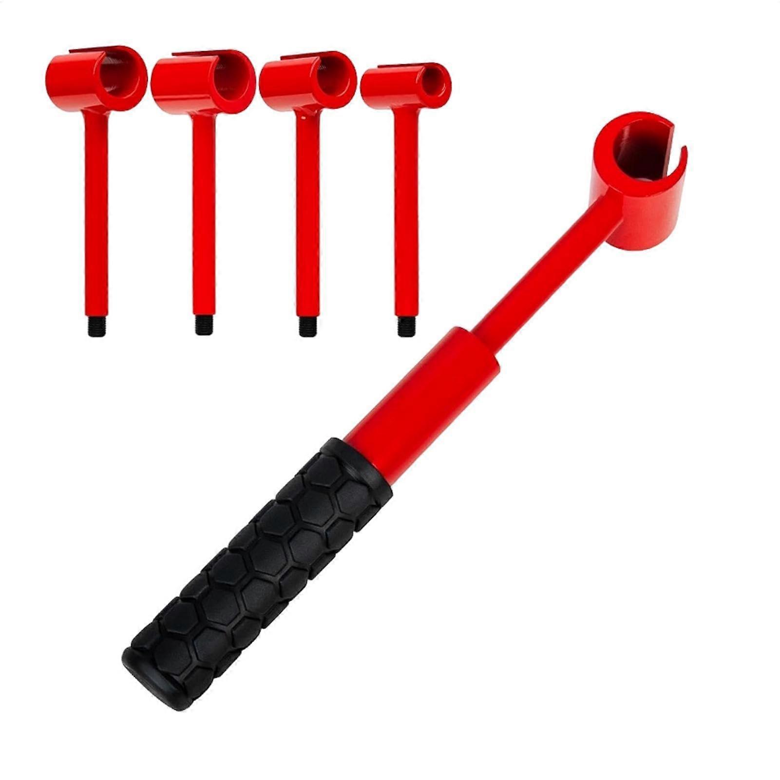 Door Adjusting Tensioner - Garage Gap Adjuster, Multifunctional Hinge Tool, Red Steel, 1300-Gram Set, Compact Home Use
