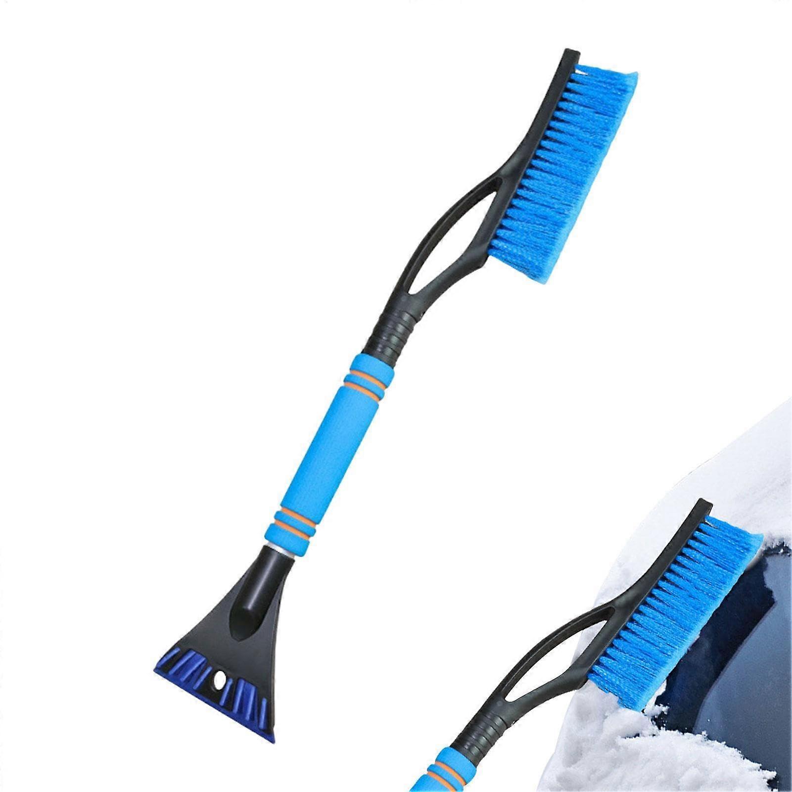 Snow dust remover – ice scraper tool, ice scraper for windshield Deburring brush for car windows, shovel cleaning tool, washing accessories, winter
