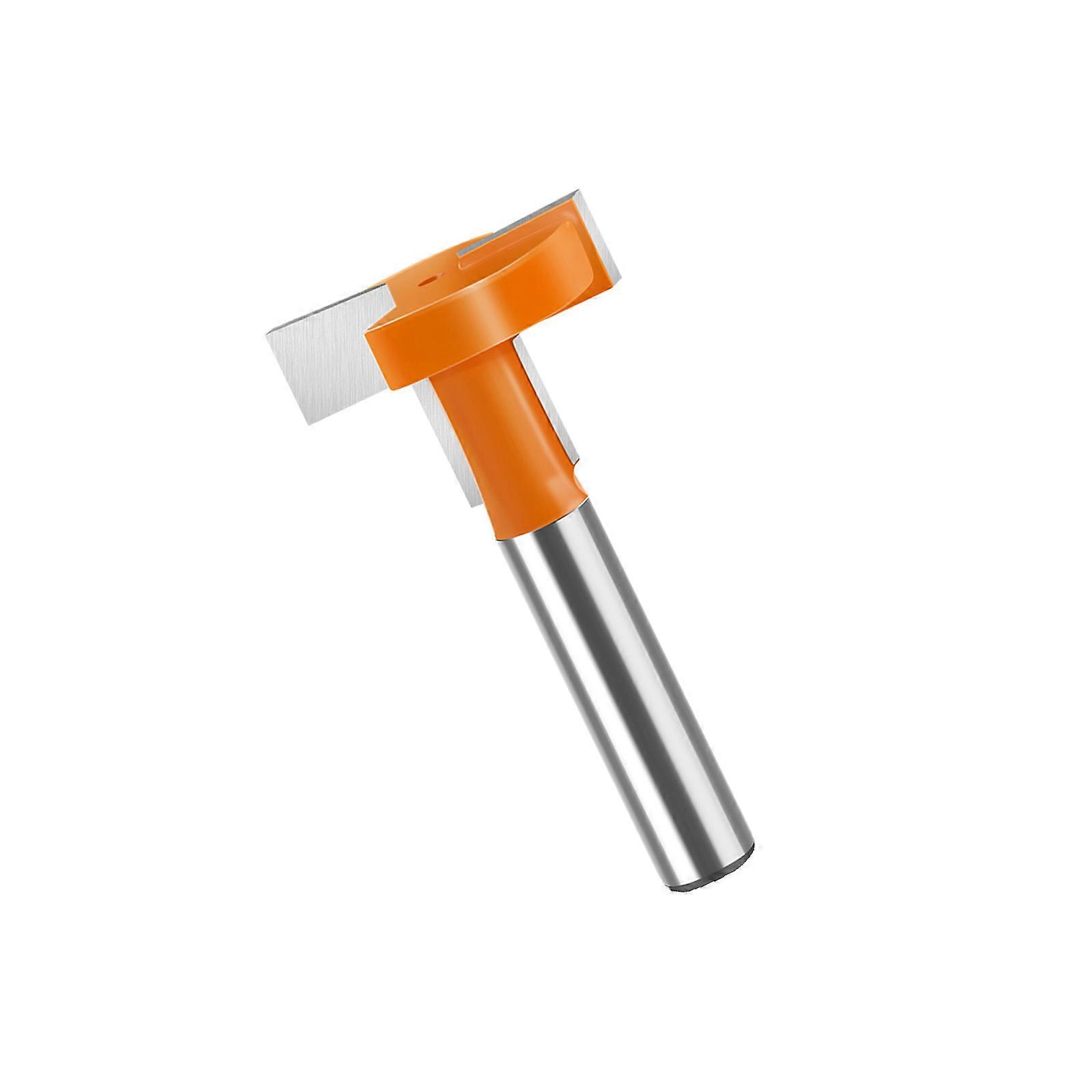 Industrial 8mm Shank T-Slot T-Track Slotting Router Bit Replace For Woodworking Drawer Making Tool Accessories Multicolor
