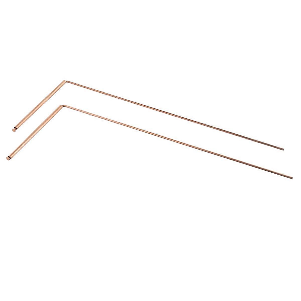2pcs Pure Copper Metal Detector Rod