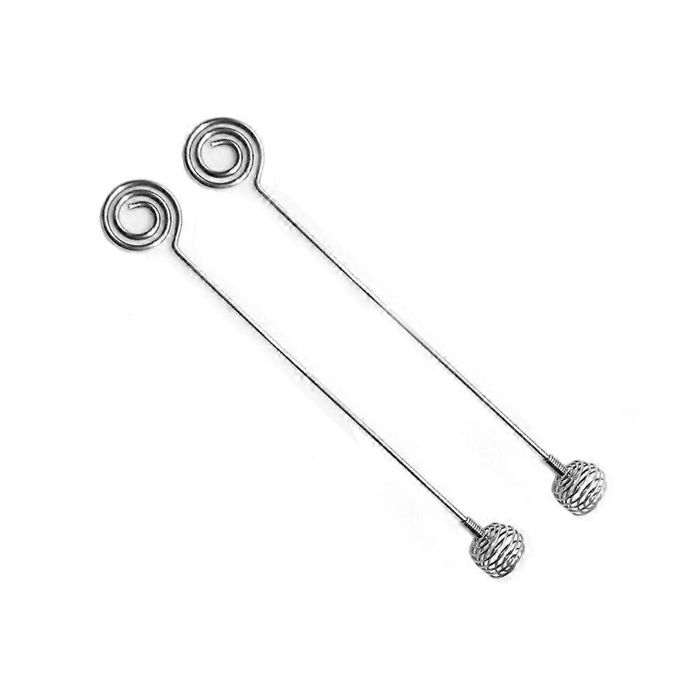 Stainless Steel Honey Stick with Long Handle for Stirring Honey Tea Coffee Milk Silver Color
