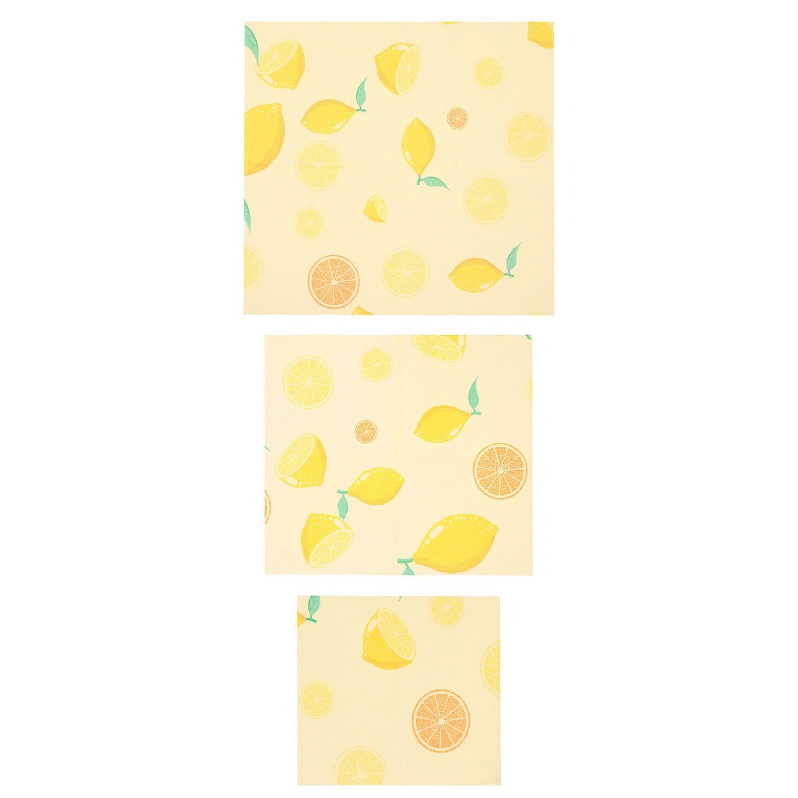 Natural Ingredients Beeswax Wrap Keep Fresh For Bread Storage 3Pcs