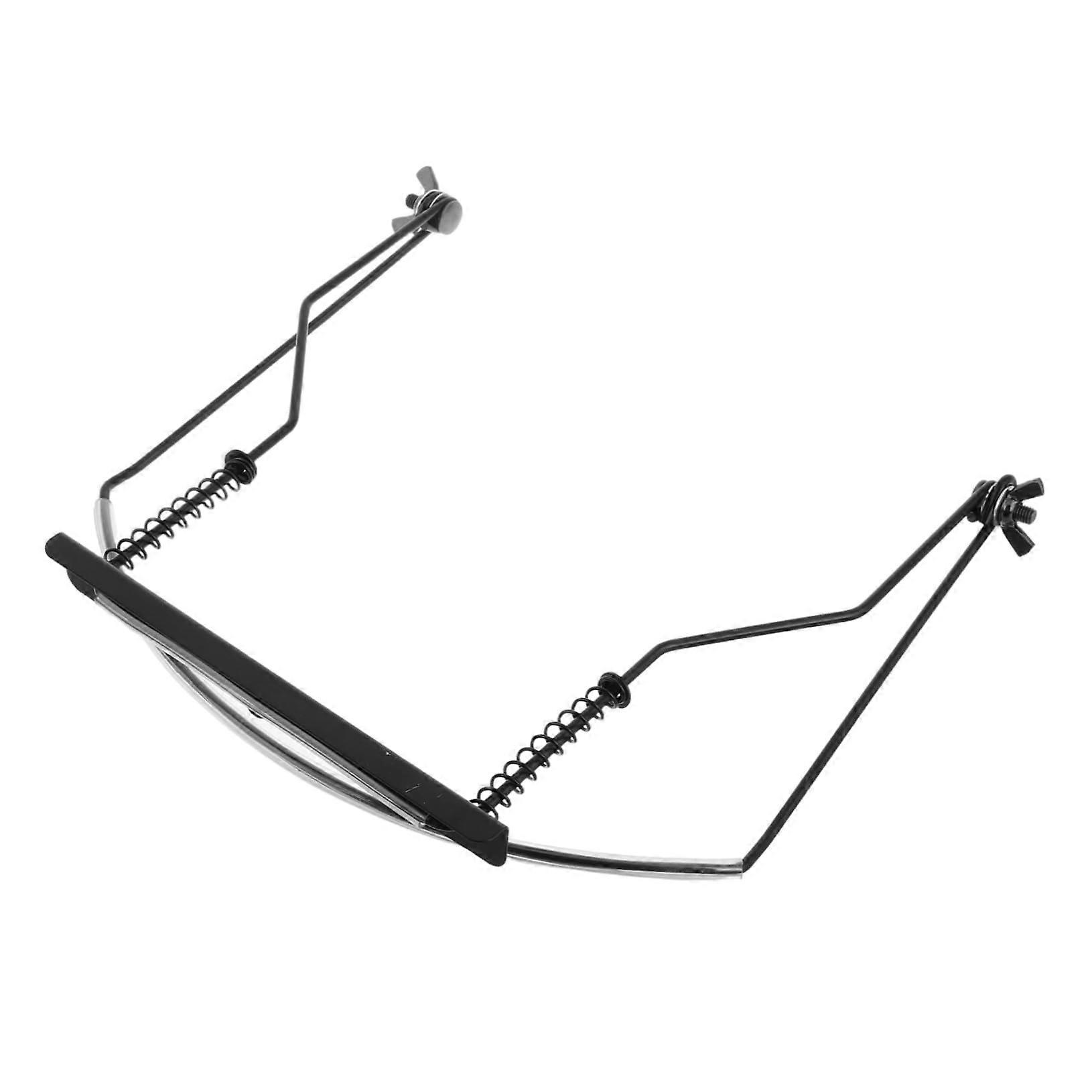 10hole Metal Harmonica Holder with Adjustable Neck Strap, Hands Stand for Performances