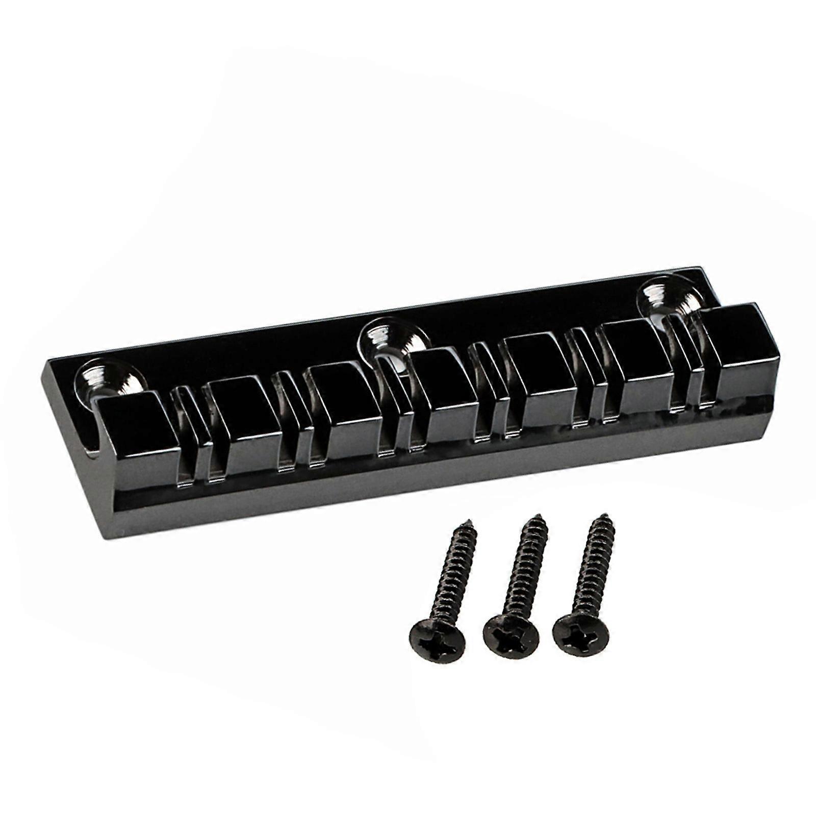 12 String Fixed Bridge Electric Bass Bridge Adjustable String Bass Bridge Bass Hardware Metal Texture for Electric Bass Multicolor